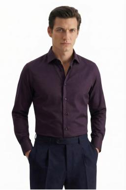 Фото рубашки Shaped Fit Рубашка SEIDENSTICKER, цвет сливовый