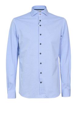 Фото рубашки Приталенный силуэт Рубашка R2, цвет синий