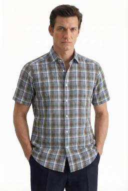 Фото рубашки Прямой силуэт Рубашка SEIDENSTICKER, цвет зеленый