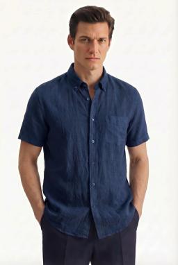 Фото рубашки Прямой силуэт Рубашка SEIDENSTICKER, цвет синий